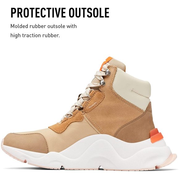 Brand New Sorel Women's Kinetic RNEGD Conquest Brown Boots-Waterproof, Insulated - Picture 2 of 8